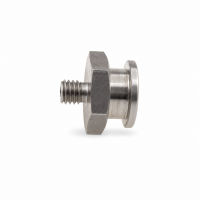 Flachschmiernippel DIN 3404 M1 (Ø16mm) M6 x 1,0 Edelstahl V4A