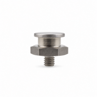 Flachschmiernippel DIN 3404 M1 (Ø16mm) M6 x 1,0 Edelstahl V4A