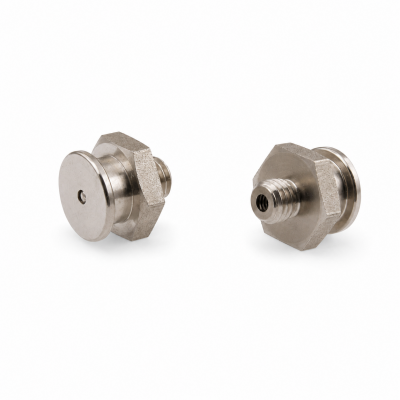 Flachschmiernippel DIN 3404 M1 (Ø16mm) M8 x 1,25 Edelstahl V4A
