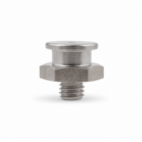 Flachschmiernippel DIN 3404 M1 (Ø16mm) M8 x 1,25 Edelstahl V4A