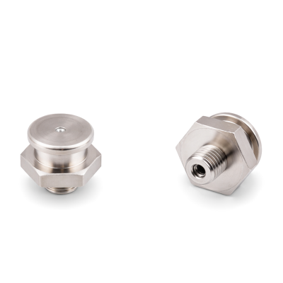 Flachschmiernippel DIN 3404 M1 (Ø16mm) M8 x 1,0 Edelstahl V4A