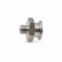 Flachschmiernippel DIN 3404 M1 (Ø16mm) M8 x 1,0 Edelstahl V4A
