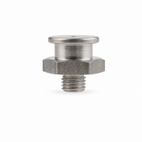 Flachschmiernippel DIN 3404 M1 (Ø16mm) M8 x 1,0 Edelstahl V4A