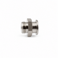 Flachschmiernippel DIN 3404 M1 (Ø16mm) G 1/4" Edelstahl V4A