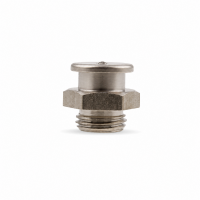 Flachschmiernippel DIN 3404 M1 (Ø16mm) G 1/4" Edelstahl V4A