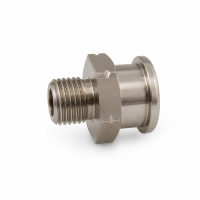 Flachschmiernippel DIN 3404 M22/L (Ø22mm) G 1/4" Edelstahl V4A