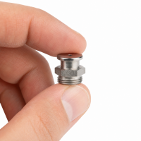 Flachschmiernippel DIN 3404 M1 (Ø16mm) G 3/8" Edelstahl V4A