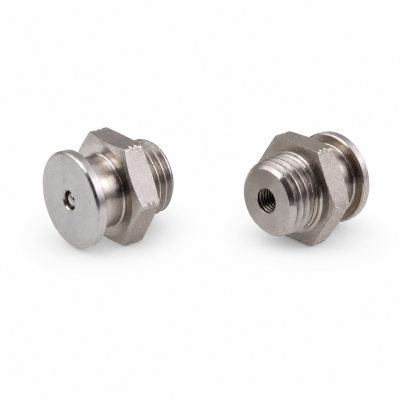 Flachschmiernippel DIN 3404 M1 (Ø16mm) NPT 1/4" Edelstahl V4A