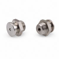 Flachschmiernippel DIN 3404 M1 (Ø16mm) NPT 1/4" Edelstahl V4A