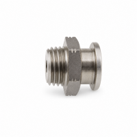 Flachschmiernippel DIN 3404 M1 (Ø16mm) NPT 1/4" Edelstahl V4A