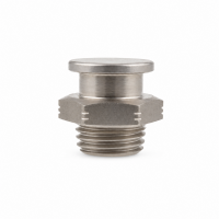 Flachschmiernippel DIN 3404 M1 (Ø16mm) NPT 1/4" Edelstahl V4A