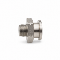 Flachschmiernippel DIN 3404 M1 (Ø16mm) NPT 1/8" Edelstahl V4A