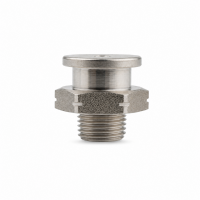 Flachschmiernippel DIN 3404 M1 (Ø16mm) NPT 1/8" Edelstahl V4A