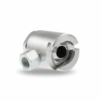 Schiebekupplung G 1/8" mit Gummidichtung für Flachschmiernippel M22 (Ø22mm)