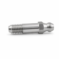Kegelschmiernippel DIN 71412 A (H4) 29mm mit Schaft M6 x 1,0 Edelstahl V2A