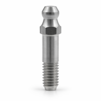 Kegelschmiernippel DIN 71412 A (H4) 29mm mit Schaft M6 x 1,0 Edelstahl V2A