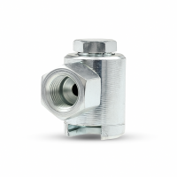 Schiebekupplung M10 x 1,0 mit Gummidichtung für Flachschmiernippel M4 (Ø10mm)