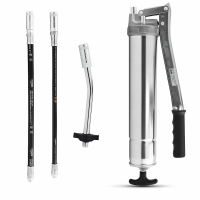 Umeta Handhebelfettpresse 75/PKF mit Füllventil für 500ccm loses Fett / 400g Kartuschen