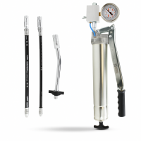 Umeta Manometerfettpresse mit Druckentlastung 75/PKM (1000bar) für 500ccm loses Fett / 400g Kartuschen