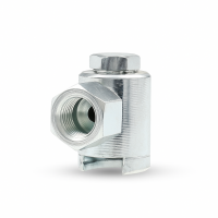 Schiebekupplung G 1/8" mit Gummidichtung für Flachschmiernippel M4 (Ø10mm)