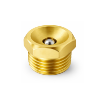 Trichterschmiernippel DIN 3405 D1 M10 x 1,0 Messing