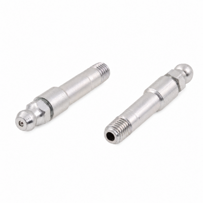 Kegelschmiernippel DIN 71412 A (H4) 41mm mit Schaft UNF 1/4" Stahl verzinkt