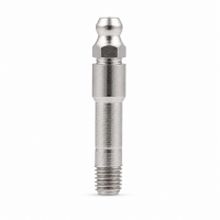 Kegelschmiernippel DIN 71412 A (H4) 41mm mit Schaft UNF 1/4" Stahl verzinkt