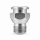 Flachschmiernippel DIN 3404 M22 NPT 3/8" Stahl verzinkt mit Stabventil 60°