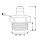 Kegelschmiernippel DIN 71412 A (H1) NPT 3/8" Edelstahl V4A