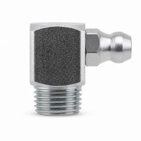 Kegelschmiernippel DIN 71412 C (H3) 1/8" NPT 4-kant Stahl verzinkt