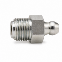 Hochdruckschmiernippel bis 400 bar DIN 71412 A (H1) NPT 1/8" Stahl verzinkt