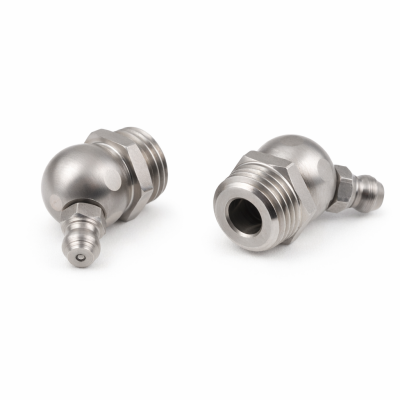 Kegelschmiernippel DIN 71412 B (H2) NPT 1/4" Edelstahl V2A