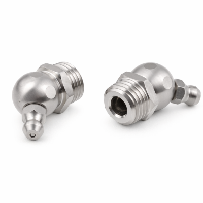 Kegelschmiernippel DIN 71412 B (H2) NPT 1/4" Edelstahl V4A