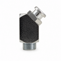 Flachschmiernippel DIN 3404 M4 (Ø10mm) M10 x 1,0 45° Winkel Stahl verzinkt