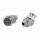 Flachschmiernippel DIN 3404 M1 (Ø16mm) M10 x 1,0 45° Winkel Stahl verzinkt