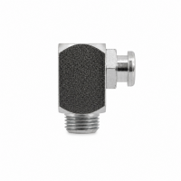Flachschmiernippel DIN 3404 M4 (Ø10mm) M10 x 1,0 90° Winkel Stahl verzinkt