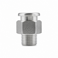Flachschmiernippel DIN 3404 M22 M16 x 1,5 Stahl verzinkt mit Stabventil
