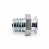 Flachschmiernippel DIN 3404 M1 R 1/4" Stahl verzinkt mit Stabventil