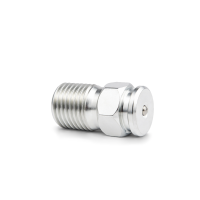 Flachschmiernippel DIN 3404 M22 NPT 1/2" Stahl verzinkt mit Stabventil 60°