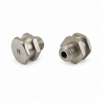 Flachschmiernippel DIN 3404 T1B 3/8" UNF Stahl verzinkt