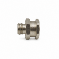 Flachschmiernippel DIN 3404 T1B 3/8" UNF Stahl verzinkt