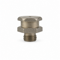 Flachschmiernippel DIN 3404 T1B 3/8" UNF Stahl verzinkt