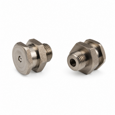 Flachschmiernippel DIN 3404 T1B G 1/8" Edelstahl V2A