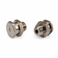 Flachschmiernippel DIN 3404 T1B G 1/8" Edelstahl V2A