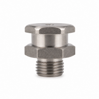 Flachschmiernippel DIN 3404 T1B G 1/8" Edelstahl V2A