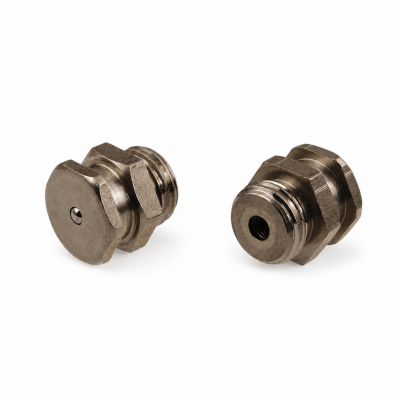 Flachschmiernippel DIN 3404 T1B G 1/4" Edelstahl V2A