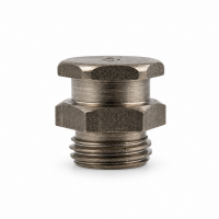 Flachschmiernippel DIN 3404 T1B G 1/4" Edelstahl V2A