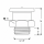 Flachschmiernippel DIN 3404 T1B G 1/8" Edelstahl V4A