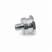 Flachschmiernippel DIN 3404 T1 1/4" UNF Stahl verzinkt