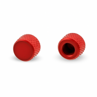 Aluminium-Schutzkappen für Kegelschmiernippel rot eloxiert